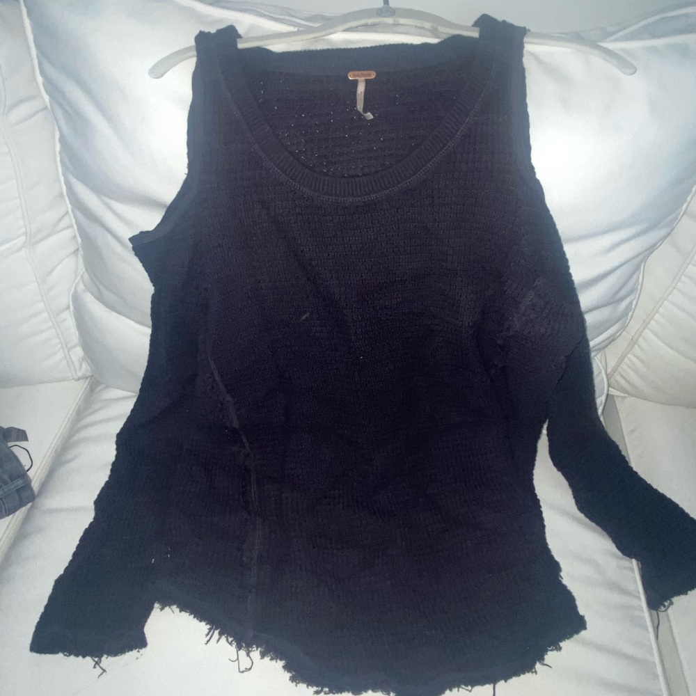 Free people open shoulder sweater